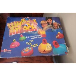 Vintage 1986 Whack Attack Game Mattel #3803 COMPLETE‎ Tested Working